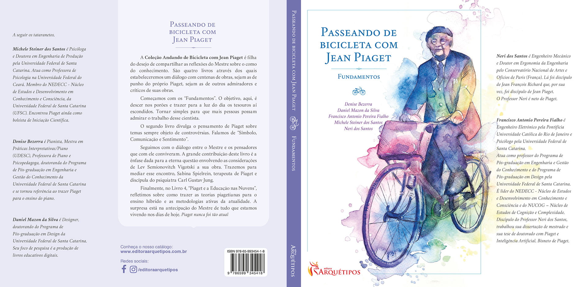 Passeando de bicicleta com Jean Piaget – Fundamentos – Editora Arquétipos